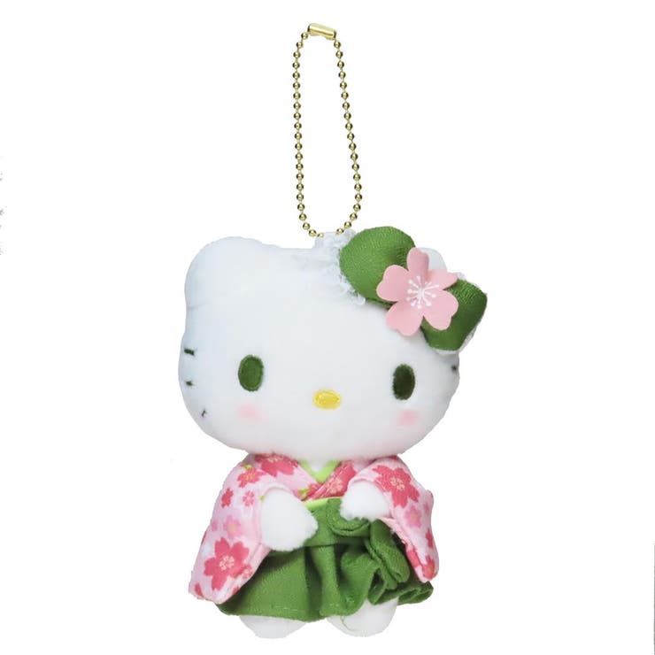 cinemacollection ハローキティ マスコット ミニぬいぐるみボールチェーン 抹茶着物 サンリオ ナカジマ プレゼント キャラクター グッズ 小物