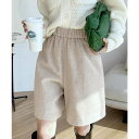 Miniministore ウール風ハーフパンツ5分丈ワイドパンツ パンツ・ズボン