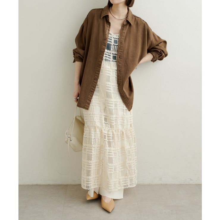 PAL GROUP OUTLET 【Omekashi】レースキャミワンピース ワンピース・ドレス