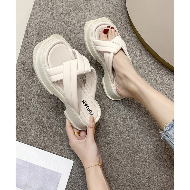 Miniministore 厚底サンダル ミュールサンダル 夏新作 シューズ・靴