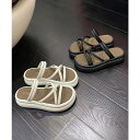 【5%OFFクーポン 9/11 1:59まで】Miniministore 厚底サンダル ミュールサンダル 美脚夏靴 シューズ・靴