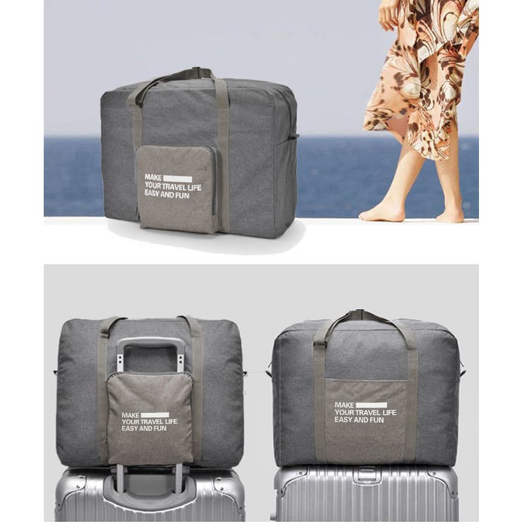 SUNSHINE CLOSET トラベルバッグ 大容量ボストンバッグ ユニセックス収納鞄 2wayお出かけバッグ 修学旅行バッグ 宿泊学習マザーズバッグ バッグ・鞄 shoplistselect-10495799 SHOPLIST サンプル画像2