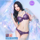 【8/11まで5%OFFクーポン】Dazzy 脇高ブラジャー ショーツ セット カシュクール シアー フルール 脇高 ブラジャー & バック透け フルバック &...