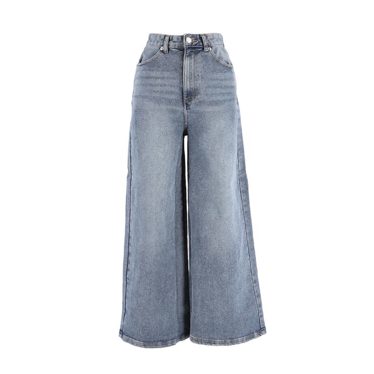 coca 【26ss】ムーヴデニムワイドパンツ パンツ・ズボン