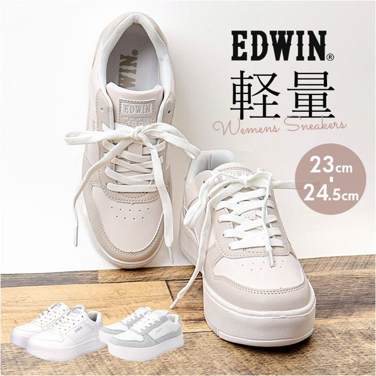 BACKYARD FAMILY EDWIN レディース 軽量スニーカー シューズ・靴