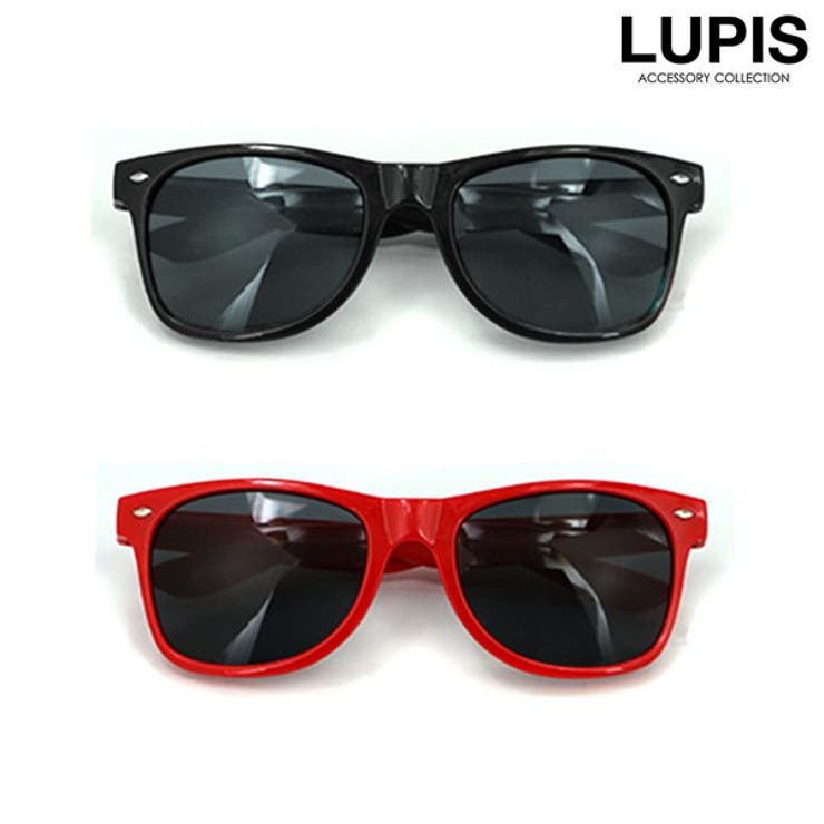 LUPIS カラーサングラス【サングラス レディース 激安 安い ウェリントン 大きめ プチプラ 春 夏 春夏 ルピス LUPIS】 小物