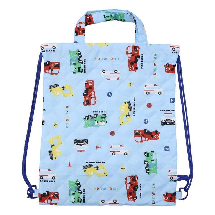 cinemacollection 体操服かばん キルトナップサック 車 新入学 ニシオ 新学期準備雑 ...