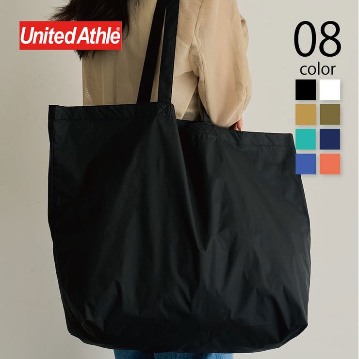 【10％OFFクーポン！3/26(木)1:59まで】SETUP7【WOMEN】 【United Athle】ライトナイロン リップストップ トートバッグ W 1422 バッグ・鞄