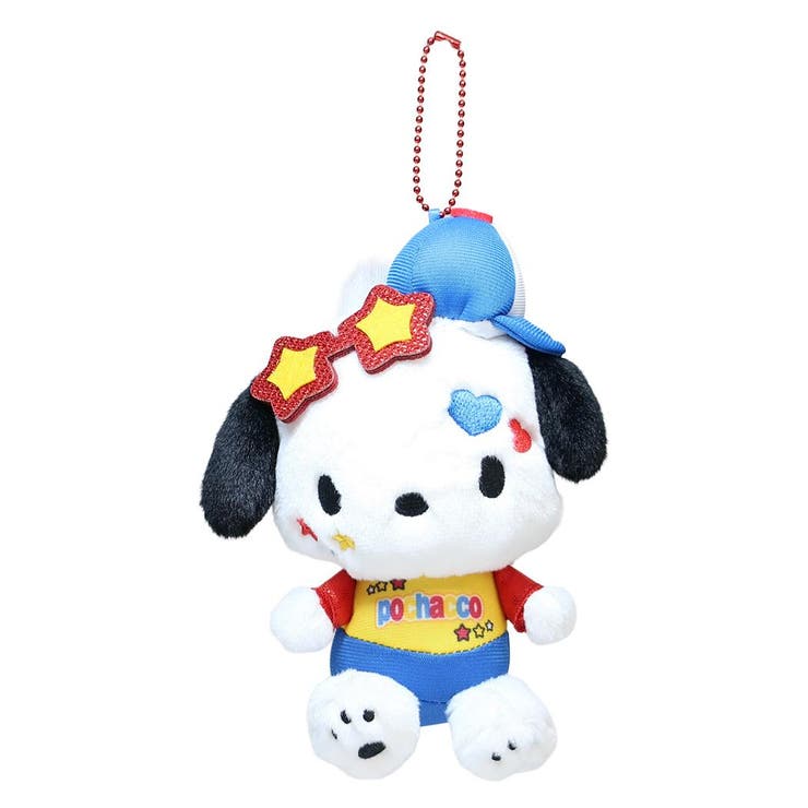 cinemacollection ポチャッコ マスコット マスコットチャーム ビビッドキャップY2K サンリオ ナカジマ ミニぬいぐるみ キャラクター グッズ 小物