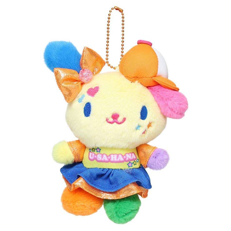 cinemacollection ウサハナ マスコット マスコットチャーム ビビッドキャップY2K サンリオ ナカジマ ミニぬいぐるみ キャラクター グッズ 小物