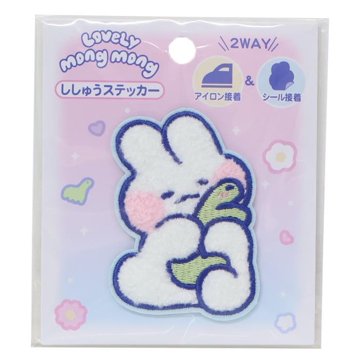 Other - cinemacollection ラブリーモンモン ワッペン ししゅうステッカー ぎゅっ funbox 手芸用品 キャラクター グッズ ファッション雑貨
