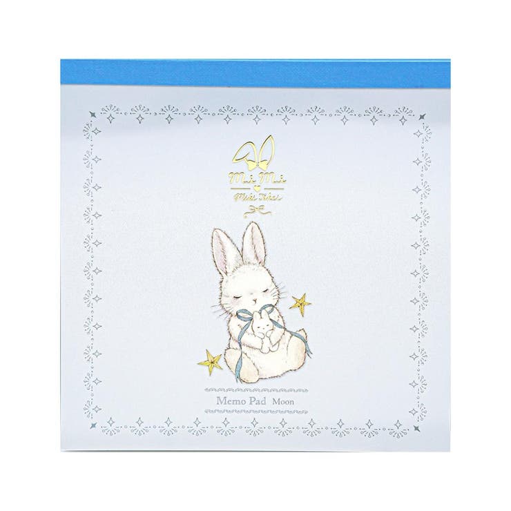 cinemacollection たけいみき メモ帳 スクエアメモパッド 100枚綴り ムーン うさぎ クローズピン 大容量 かわいい ガーリーイラスト グッズ その他