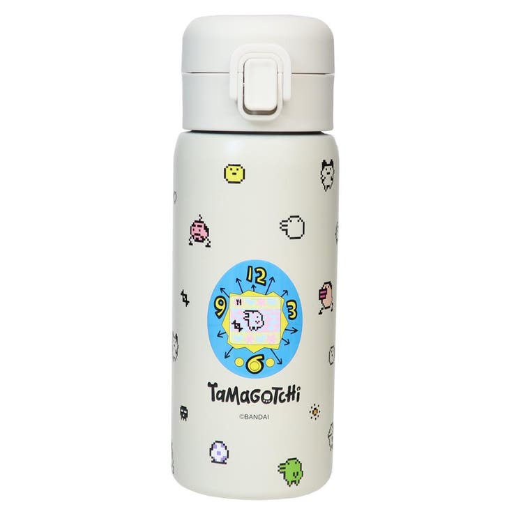 cinemacollection たまごっち 保温保冷水筒 ステンレスワンプッシュボトル350ml  ...