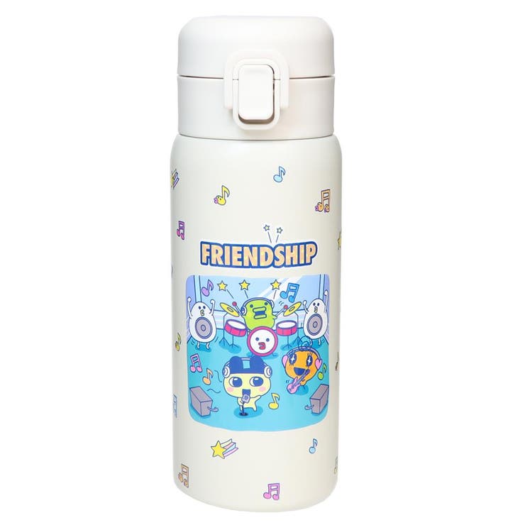 cinemacollection たまごっち 保温保冷水筒 ステンレスワンプッシュボトル350ml  ...