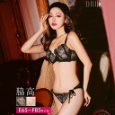 Dazzy ヌーディーレース 脇高 ブラジャー & 紐パン バック透け フルバック ショーツ | 大きいサイズ 脇高ブラ セット 脇高ブラ ショーツ セット ブ...