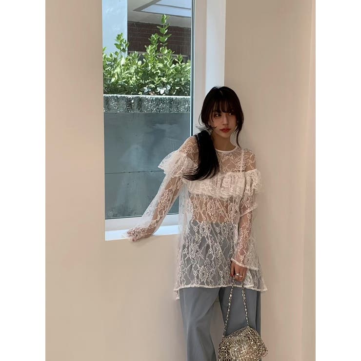 【10％OFFクーポン！5/7(木)9:59まで】Ulysses フリルトップス トップスUlysses フリルトップス トップス