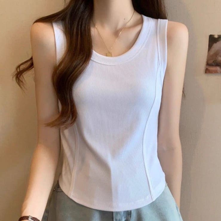 【10％OFFクーポン！5/7(木)9:59まで】レースレディース ソリッドカラー ウエスト シェイプ ノースリーブ タンクトップ 女性 レディース インナー 下着 肌着 春 夏 秋 冬 トップス 重ね着 ラウンドヘム ラウンドネック コンパクト 単色