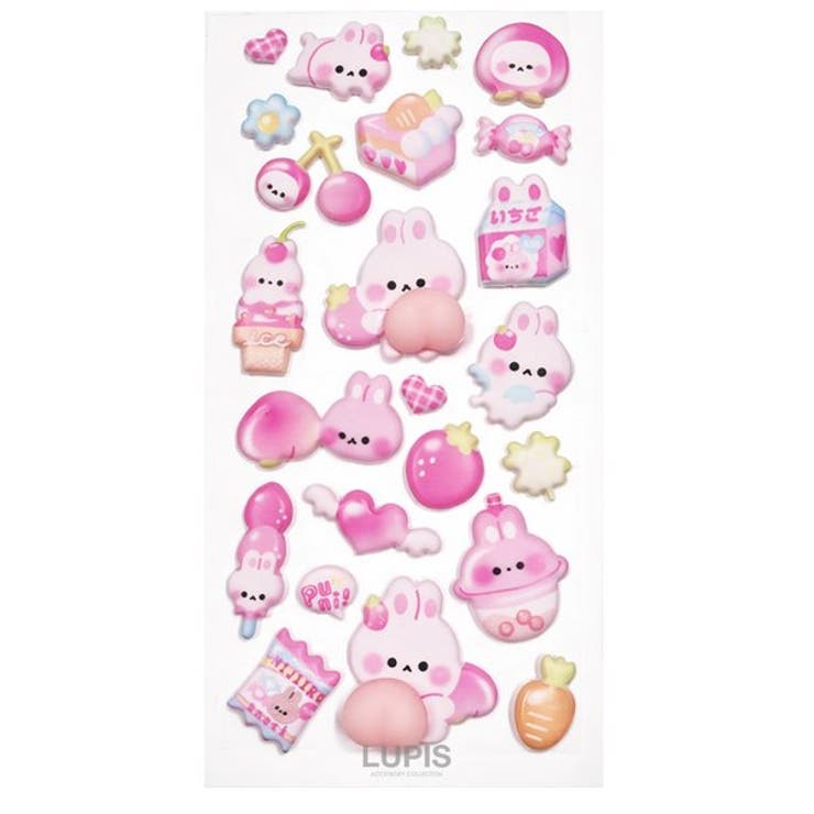 LUPIS 【やわらかいシール】アニマルぷにぷにおしりシール 文具 shoplistselect-10500346 SHOPLIST サンプル画像3