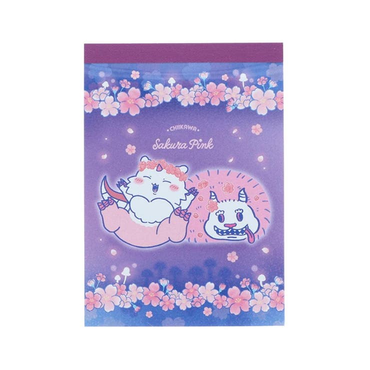 cinemacollection ちいかわ メモ帳 メモミニ Sakura Pink ヨザクラ あのこ＆でかつよ サンスター文具 新学期準備文具 キャラクター グッズ その他