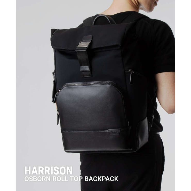 U-STREAM トゥミ TUMI Harrison ハリソン OSBORN ROLL TOP BACKPACK オズボーン ロール トップ バックパック 06602021DD 144566 リュックサック バッグ・鞄