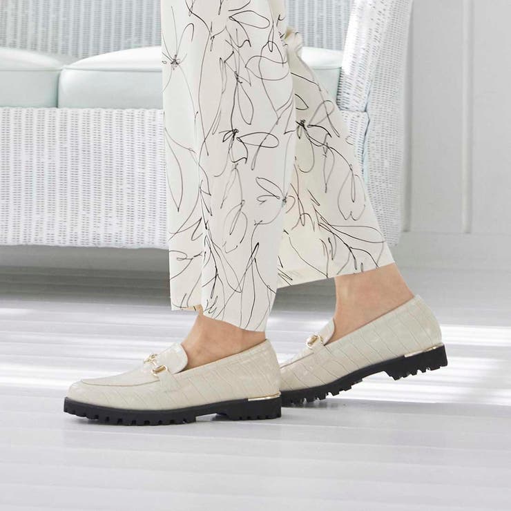 【10％OFFクーポン！3/26(木)1:59まで】Mode et Jacomo×ing 【レイン対応】ビットローファー シューズ・靴