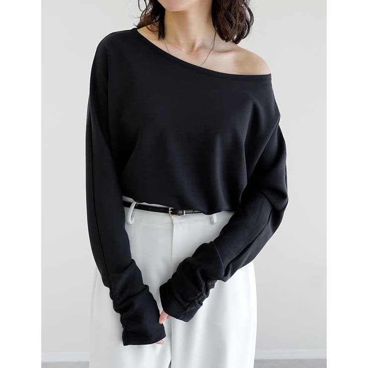 Re:EDIT [UVカット][接触冷感][シワになりにくい]マシュマロポンチマルチウェイオフショルダートップス トップス shoplistselect-10502678 SHOPLIST サンプル画像3