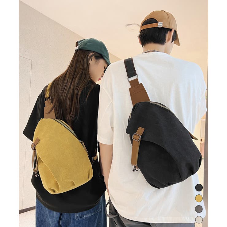 【10%OFFクーポン!11/27(木)1:59まで】Miniministore ボディバッグ 男女兼用 大容量斜めがけ鞄 バッグ・鞄