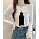 Miniministore カーディガン ショート丈 長袖 トップス トップス