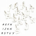 【5/16 1:59まで 5%OFFクーポン】アクセサリーショップPIENA ペンダントトップ イニシャル シンプル シルバー925製 低金属アレルギー アルフ...
