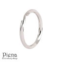 アクセサリーショップPIENA キーリング レディース メンズ シルバー925製 1個売り 26mm 山切り 2重カン パーツ 金具 シルバー キーホルダー バ...