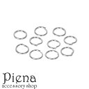 【マラソン期間中 5%OFFクーポン】アクセサリーショップPIENA シルバー925 丸カン Cカン レディース メンズ 0.8mmx6.0mm 10個 ハンド...
