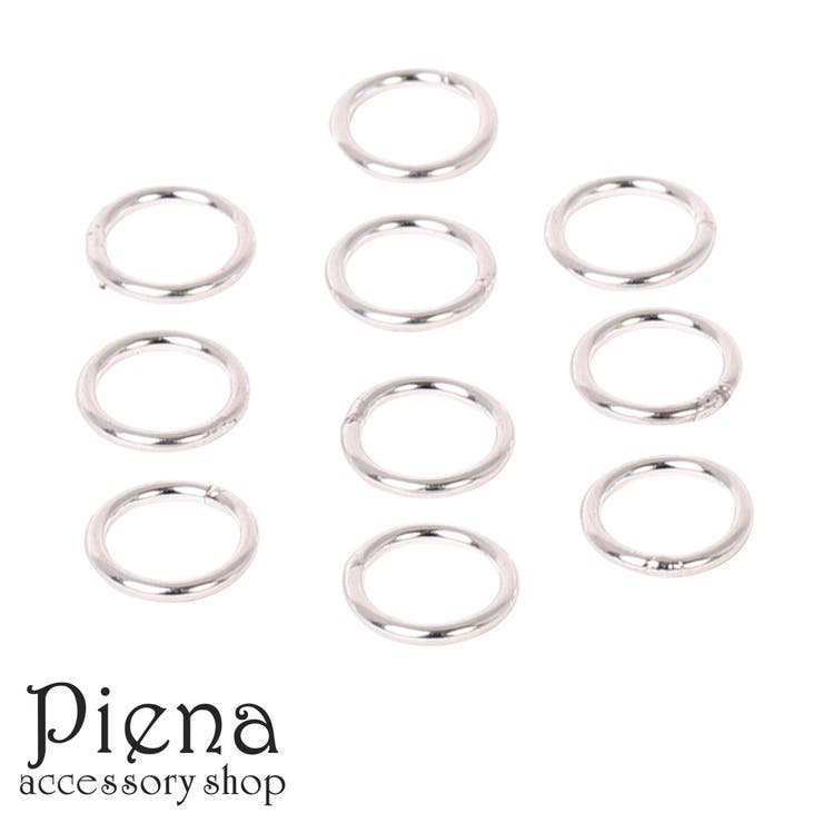 【10%OFFクーポン!11/27(木)1:59まで】アクセサリーショップPIENA シルバー925 丸カン レディース メンズ ロウ付け済み 0.89x7.0...