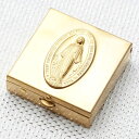 アクセサリーショップPIENA アクセサリーケース ピルケース Mサイズ ミドルサイズ マリア様 聖母マリア アンティーク加工 BOX 入れ物 寝具・インテリア雑貨