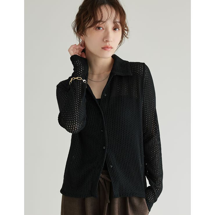 Re:EDIT カットソーレースカーディガン トップス shoplistselect-10503094 SHOPLIST サンプル画像3