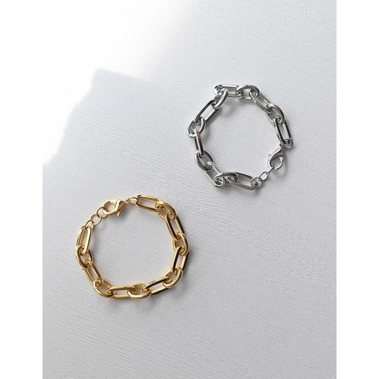 Re:EDIT オーバルリングチェーンブレスレット アクセサリー shoplistselect-10503124 SHOPLIST サンプル画像2