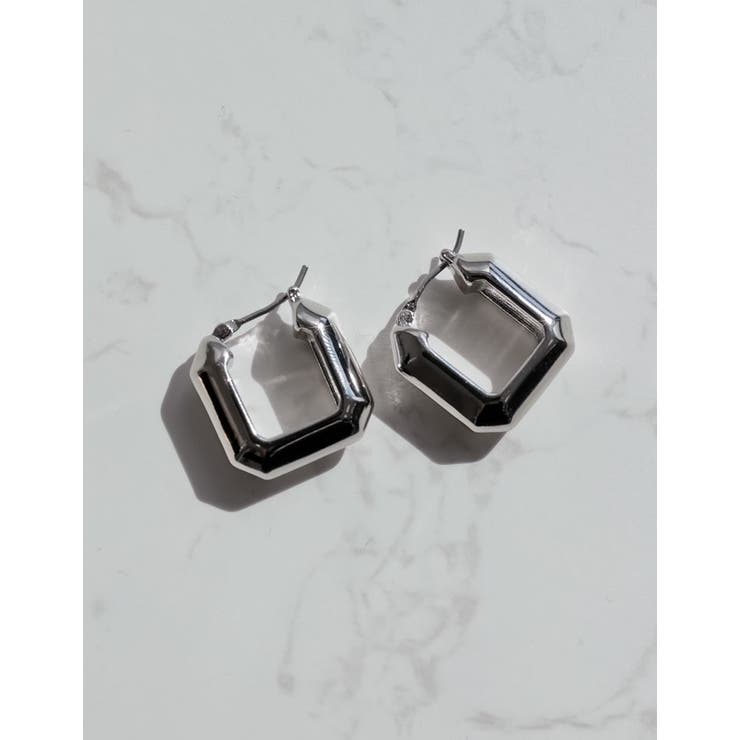 Re:EDIT スクエアフープピアス アクセサリー shoplistselect-10503117 SHOPLIST サンプル画像3
