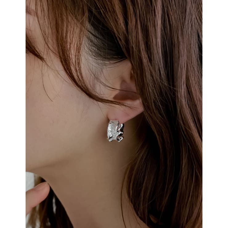 Re:EDIT フリルモチーフフープピアス アクセサリー shoplistselect-10503119 SHOPLIST サンプル画像2