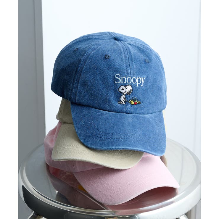 SETUP7【WOMEN】 【FRUIT OF THE LOOM】FRUIT OF THE LOOM x PEANUTS スヌーピー ツイルキャップ 帽子