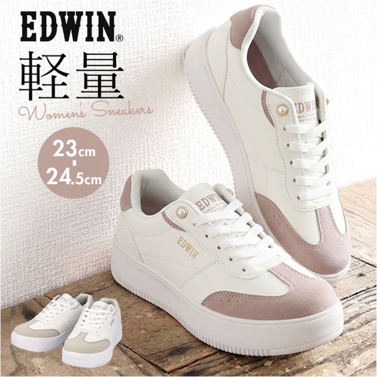 BACKYARD FAMILY EDWIN 軽量レディーススニーカー シューズ・靴