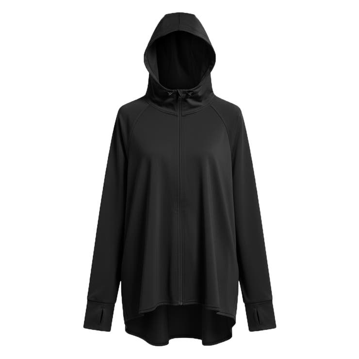 coca UVカットバッグギャザーパーカー トップスの紹介画像3