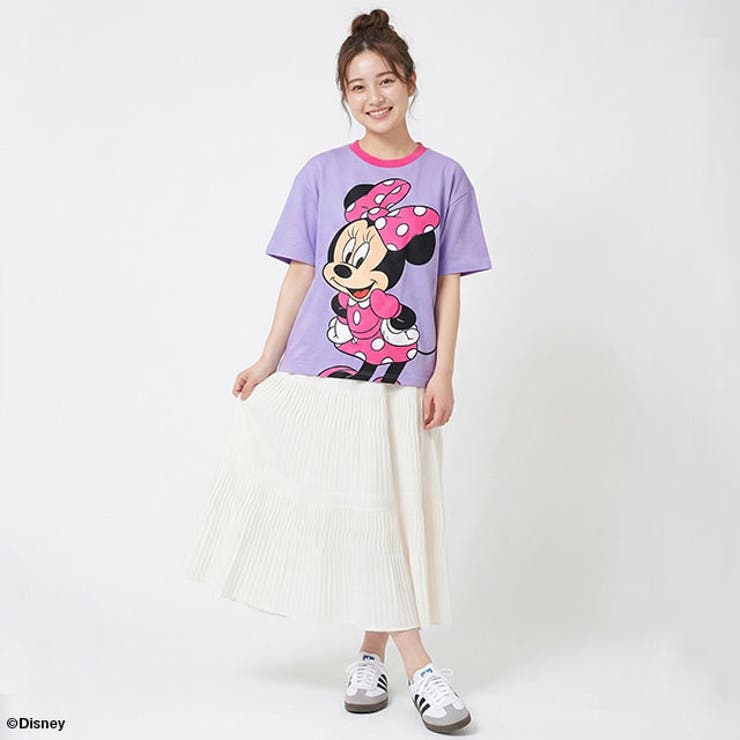 BABYDOLL 親子お揃い ディズニー BIGフェイスTシャツ 1483A トップス