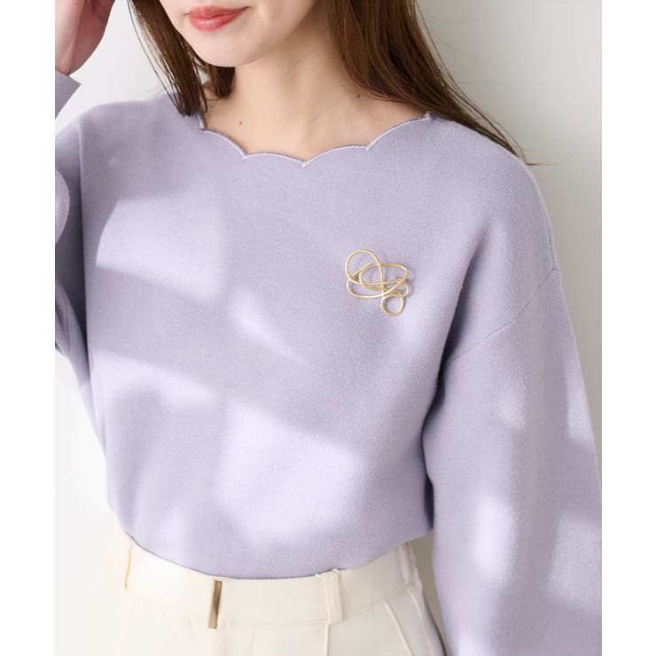 NICE CLAUP / OLIVE des OLIVE　OUTLET 【natural couture】ブローチ アクセサリー