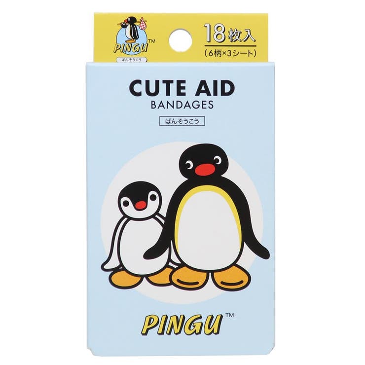 cinemacollection ピングー 絆創膏 ばんそうこう Pingu サンタン 救急 かわいい 日本製 キャラクター グッズ その他