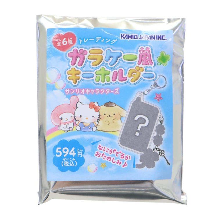 cinemacollection 산리오 캐릭터즈 키링 트레이딩 가라케풍 키홀더 전 6종 중 1개 Sanrio 카미오 재팬 컬렉션 잡화 캐릭터 상품 소품