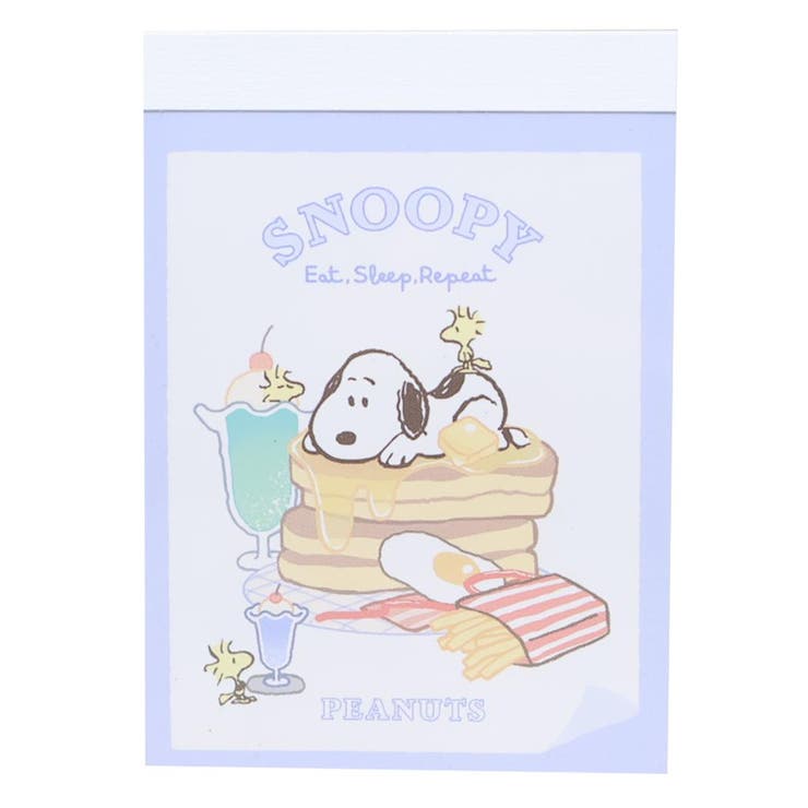 cinemacollection スヌーピー メモ帳 ミニメモ YUMYUM DINER ピーナッツ カミオジャパン 新学期準備文具 キャラクター グッズ その他
