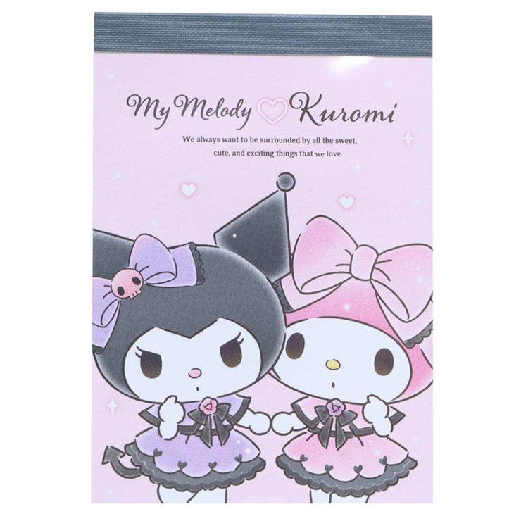 cinemacollection マイメロディ＆クロミ メモ帳 ミニミニメモ なかよしリボン サンリオ 新学期準備文具 かわいい 日本製 キャラクター グッズ その他