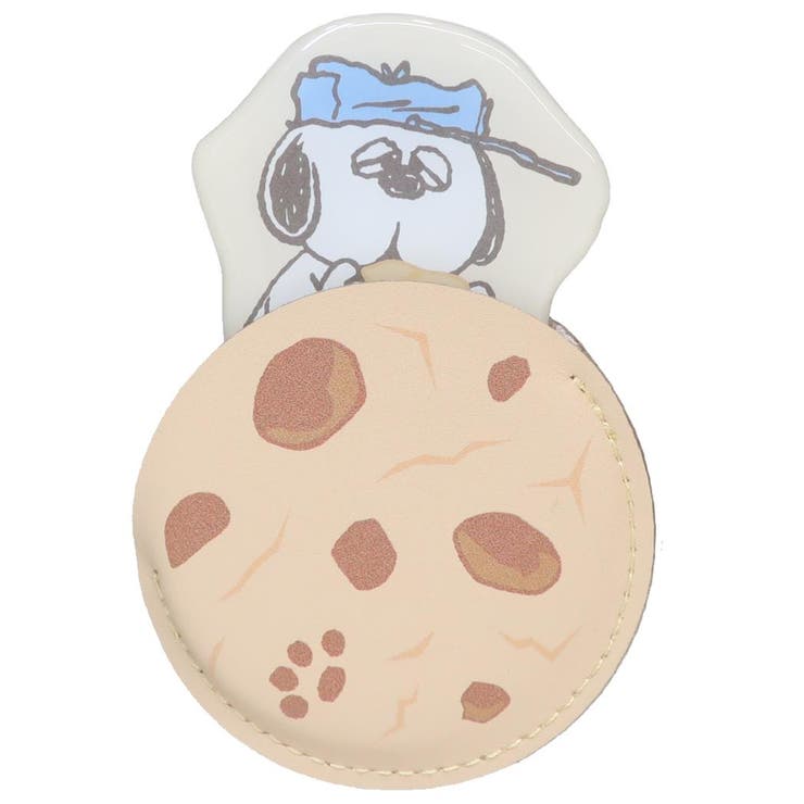 【10％OFFクーポン！5/7(木)9:59まで】cinemacollection スヌーピー 手鏡 ケース入りミラー Cookie Atelier series オラフ ピーナッツ 化粧直し ケース付き キャラクター グッズ 小物cinemacoll