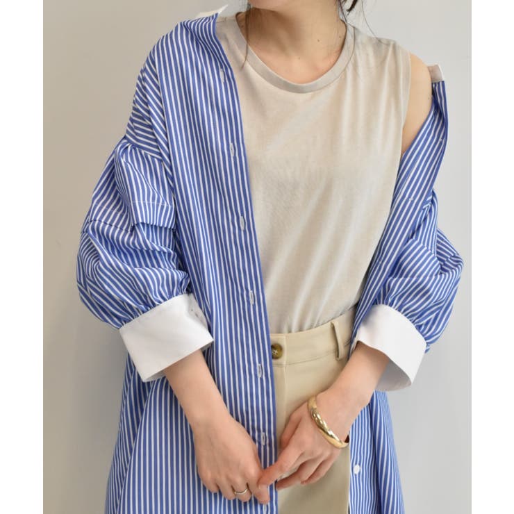 【20％OFFクーポン！7/25(土)限定】RANAN 【UVカット/接触冷感】ラウンドヘム無地タンクトップ レギュラー丈 トップス