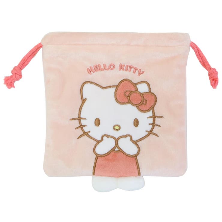 Rakuten - cinemacollection ハローキティ きんちゃく袋 足ぴょこ巾着 サンリオ 小物入れ きんちゃくポーチ キャラクター グッズ 浴衣・着物