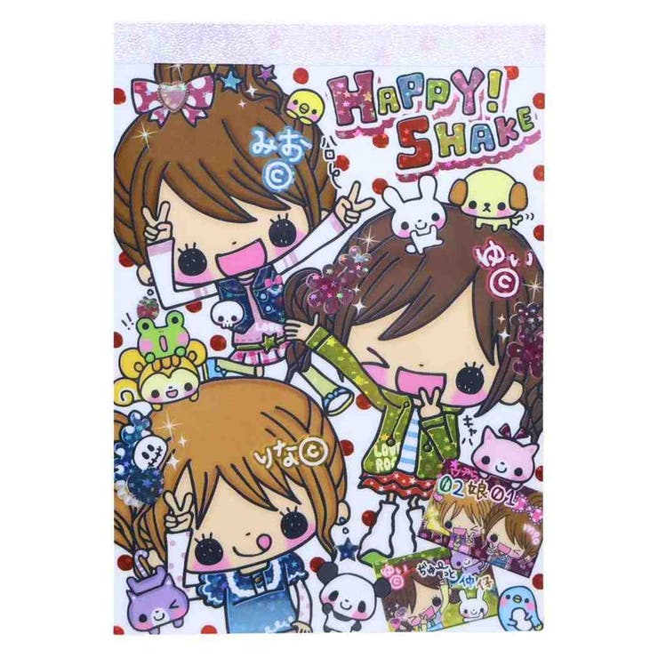 【10％OFFクーポン！5/7(木)9:59まで】cinemacollection 平成レトロファンシー メモ帳 キラキラグリッターメモ A6 ハッピーシェイク クーリア 新学期準備文具 かわいい グッズ その他cinemacollection 平成レ